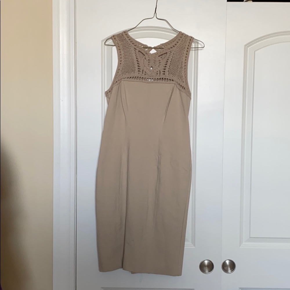 Ann Taylor knot top body hugging dress Sz 2